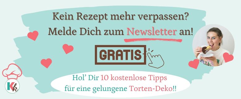 Einfacher Call to Action für die Anmeldung zum Newsletter.